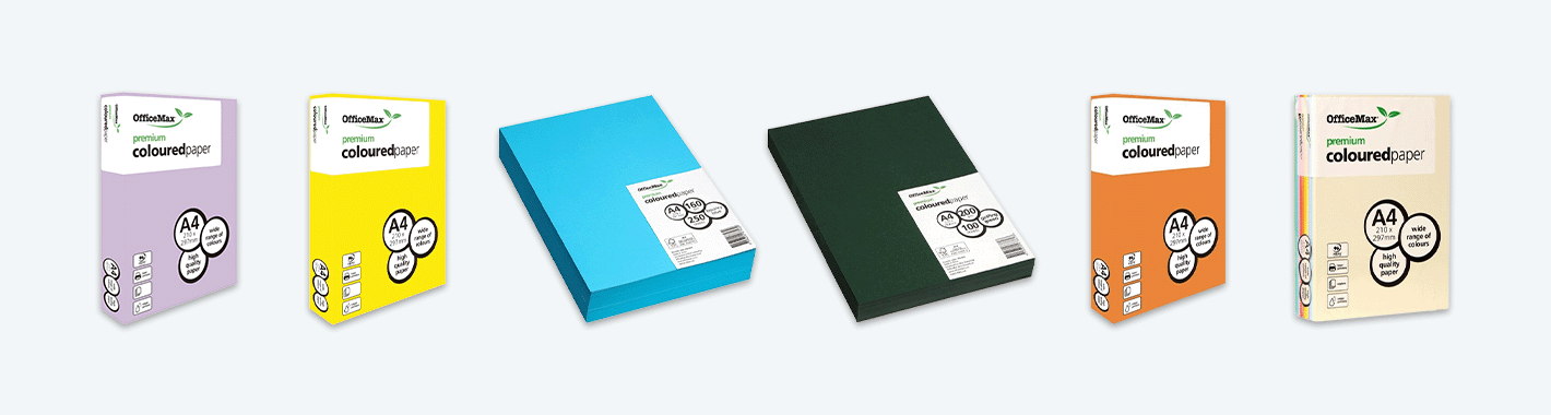 A4 Coloured Card